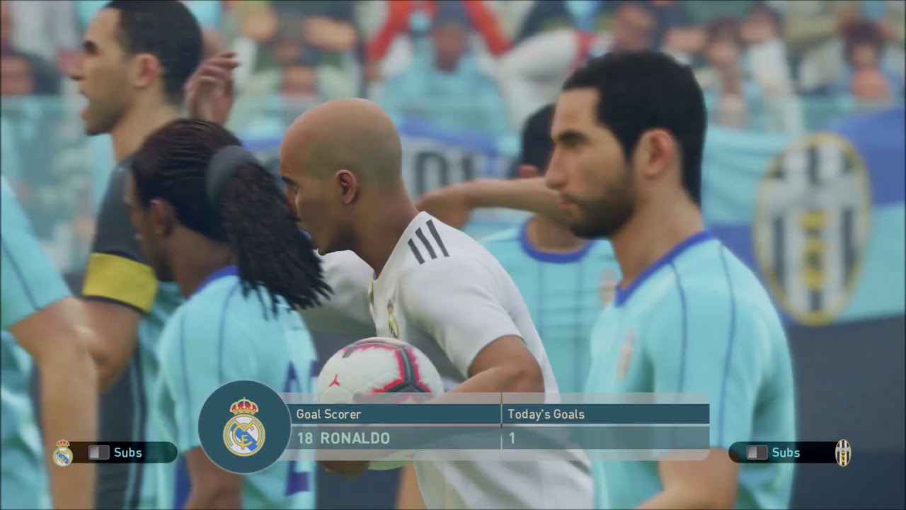 Real Madrid 2008 V Juventus 2001 PES 2019 | Real Let's Game