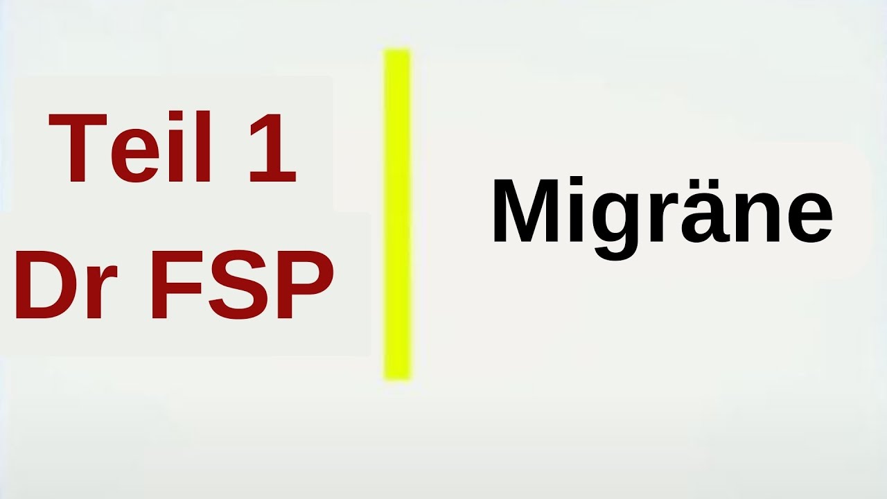 Fachsprachprüfung Teil 1 - Fall: Migräne
