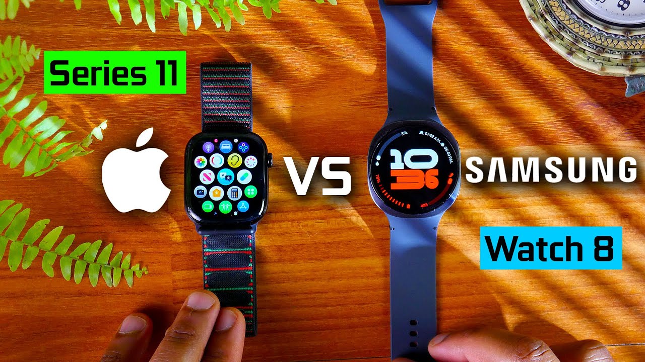 Apple Watch Series 11 против Samsung Galaxy Watch 8 — полное подробное сравнение