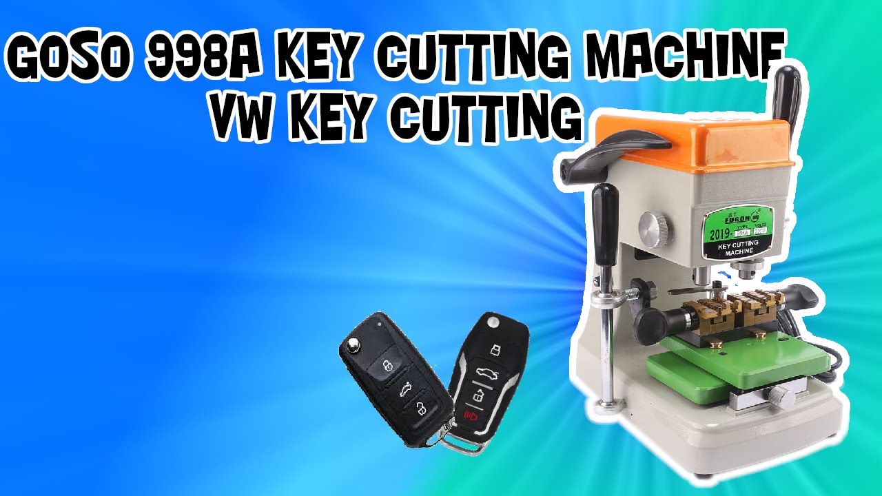 2022 KEY CUTTING - GOSO 998A VW KEY CUTTING
