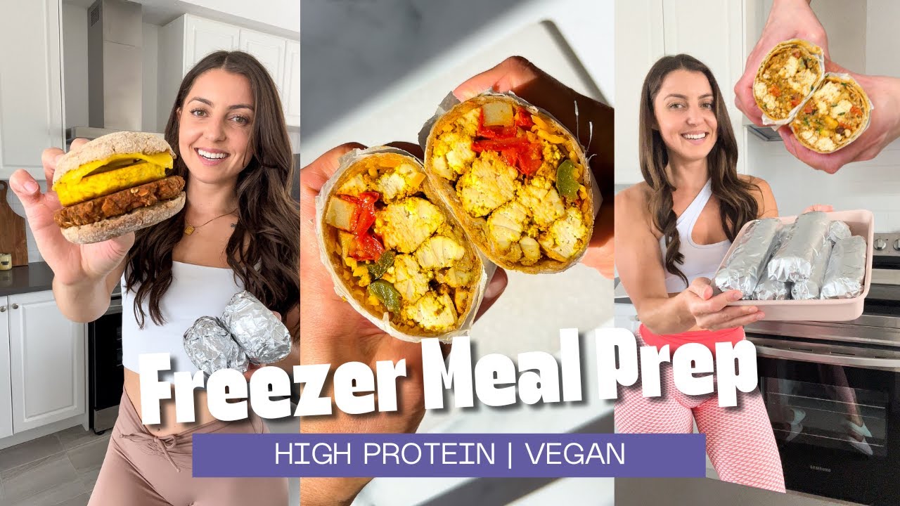 High Protein VEGAN Meal Prep 🌱 💪 | Freezer Friendly