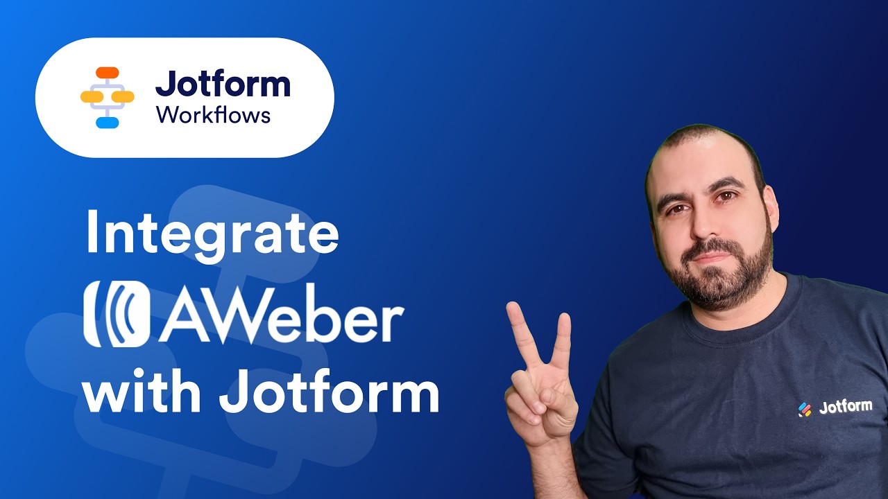 How to Integrate AWeber with Jotform Workflows
