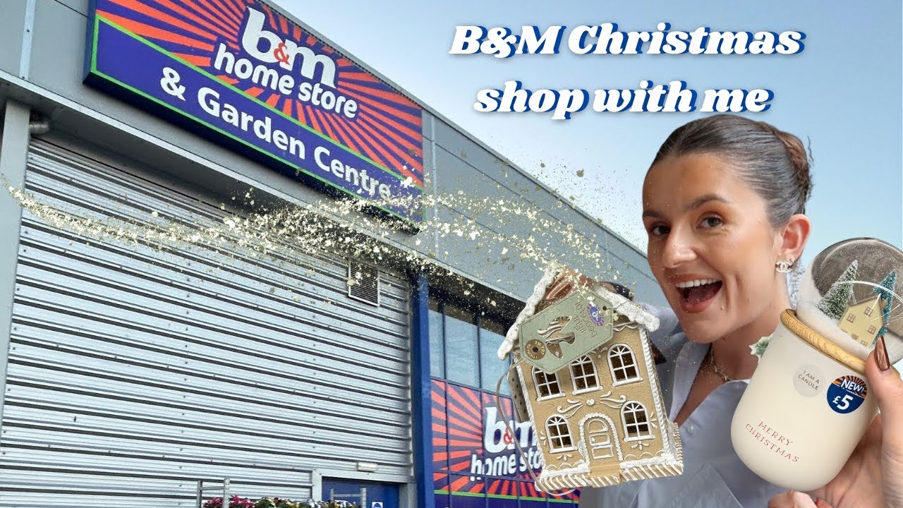 B&M CHRISTMAS COME SHOP WITH ME 2024❄️⛄️NEW IN B&M CHRISTMAS DECOR & CHRISTMAS THEME INSPIRATION