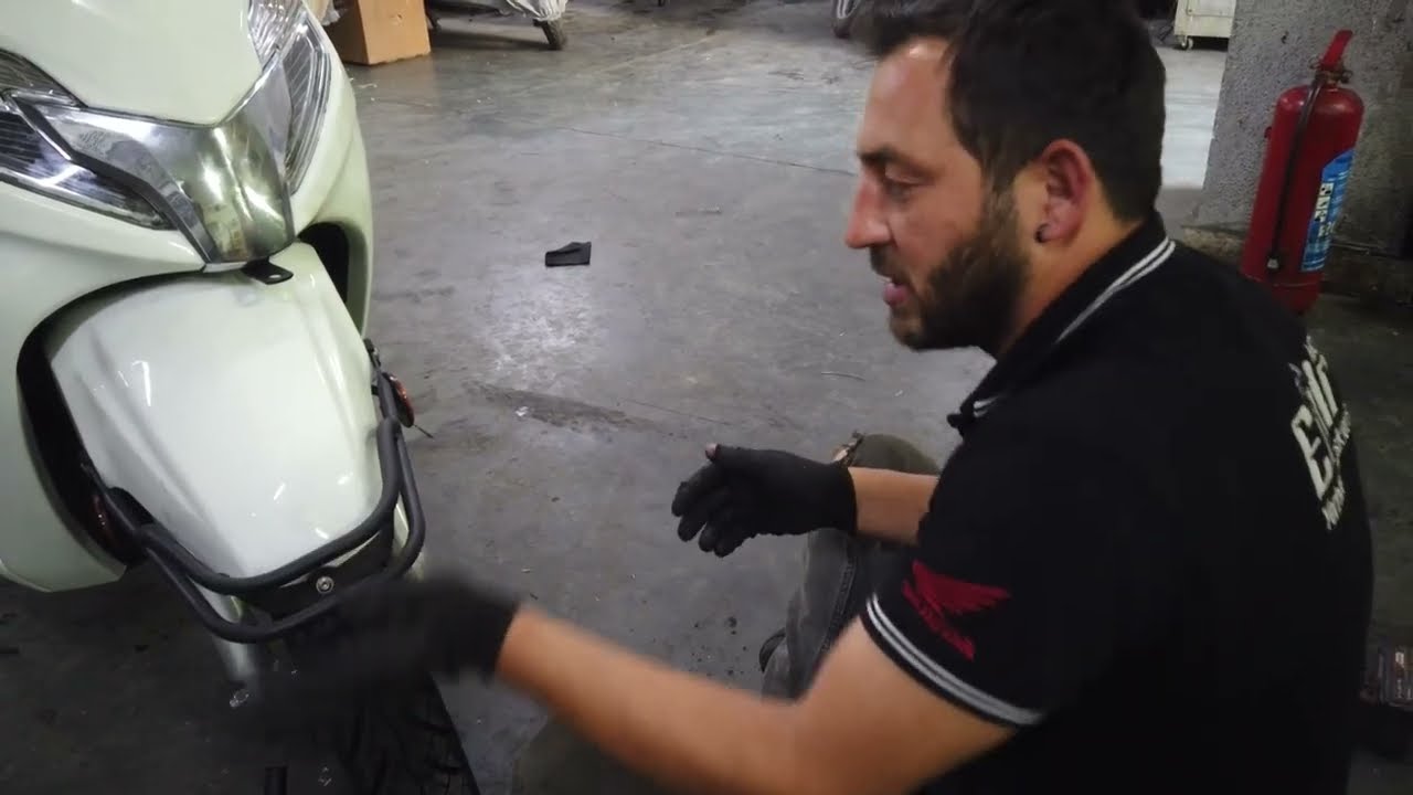 Yeni Activa 125 Koruma Demiri Ve Kızak Montajı