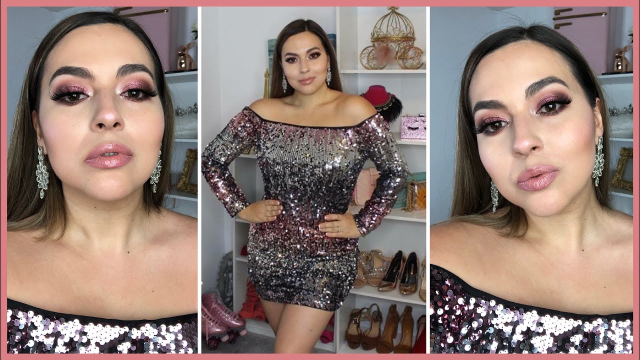 ARREGLATE CONMIGO PARA FIESTAS, OUTFIT Y MAQUILLAJE NUEVO DE TOO FACED