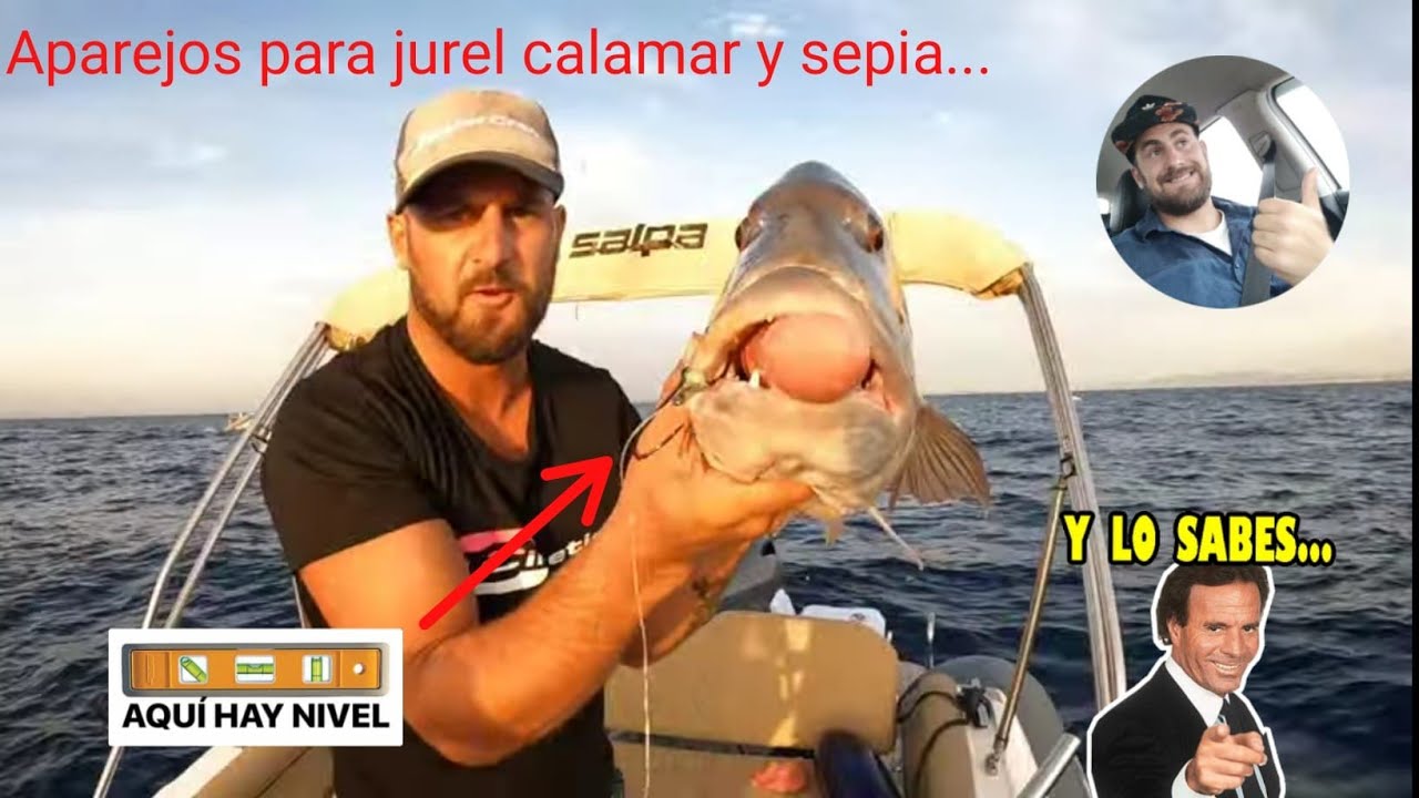 Como hacer aparejos para vivo? JUREL,CALAMAR Y SEPIA.
