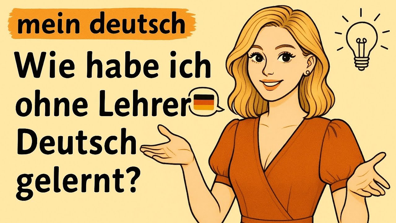 Wie habe ich ohne Lehrer deutsch gelernt? | Learn German
