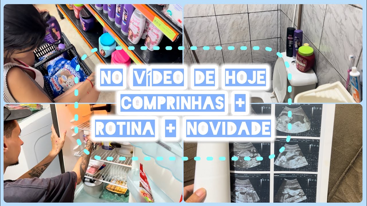 Vlog: Um pouco da rotina + comprinhas + novidade (estou grávidinha?!🥹😱)