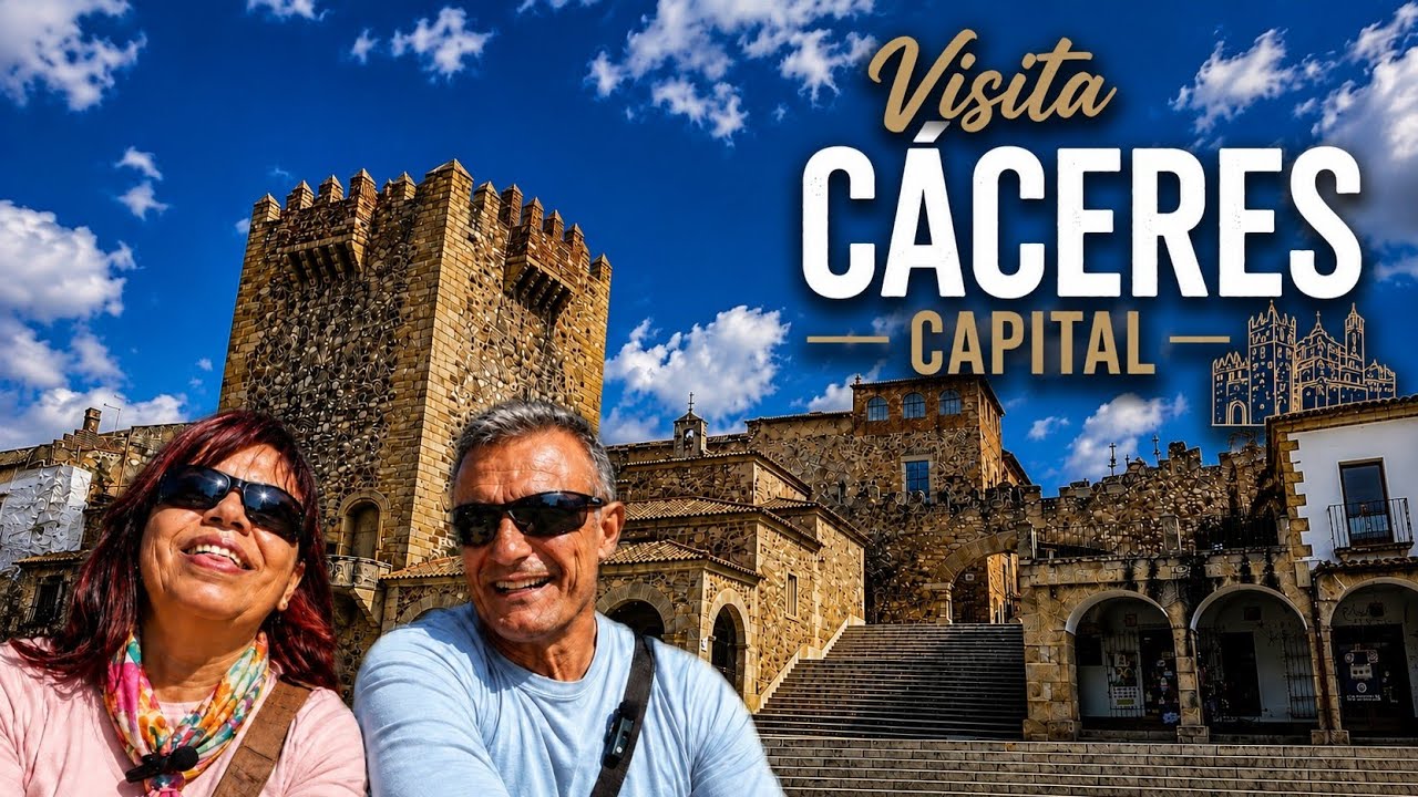 🛑 GUÍA DE VIAJE por CÁCERES 👌‼️CIUDADES BONITAS‼️ Qué ver y Hacer 👉 Área de AUTOCARAVANAS  💃🕺