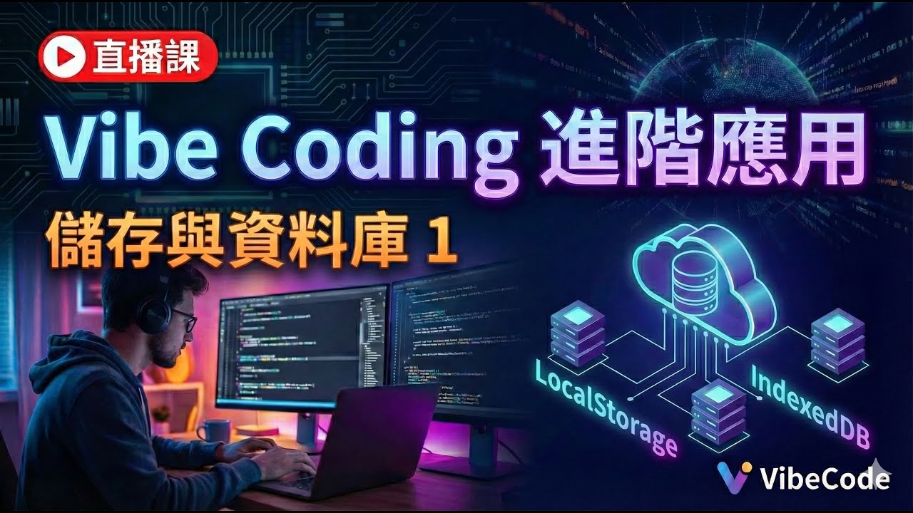 強調開發者技巧 【Vibe Coding】網頁資料庫自己做！LocalStorage 與 IndexedDB 實戰教學  💻