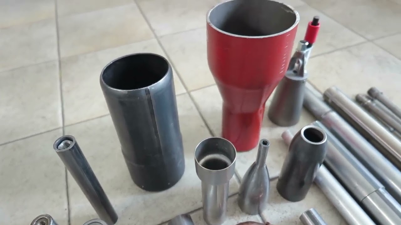 Tube swaging and tapering - Tube expansion tube forming - Tubular metallic end forming pipe shaping