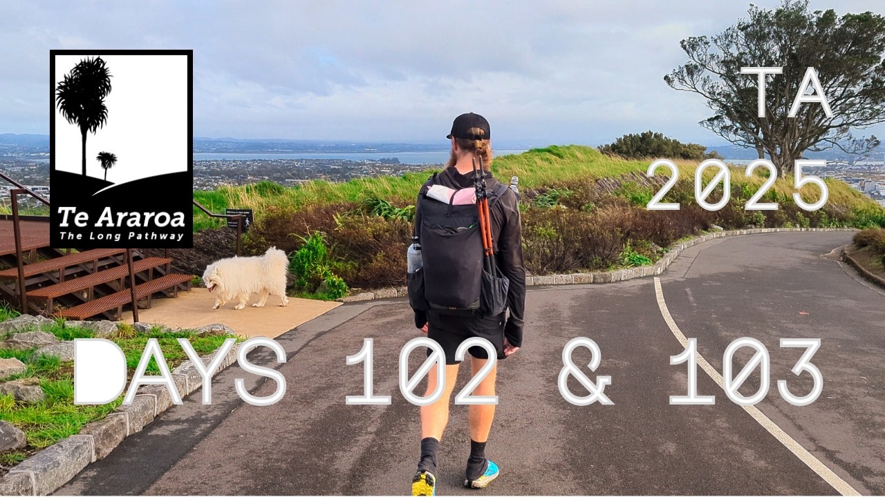 Days 102 & 103 - Botanic Gardens \ Otuataua \ Cornwall Park \ Maungawhau - Te Araroa NOBO 2025
