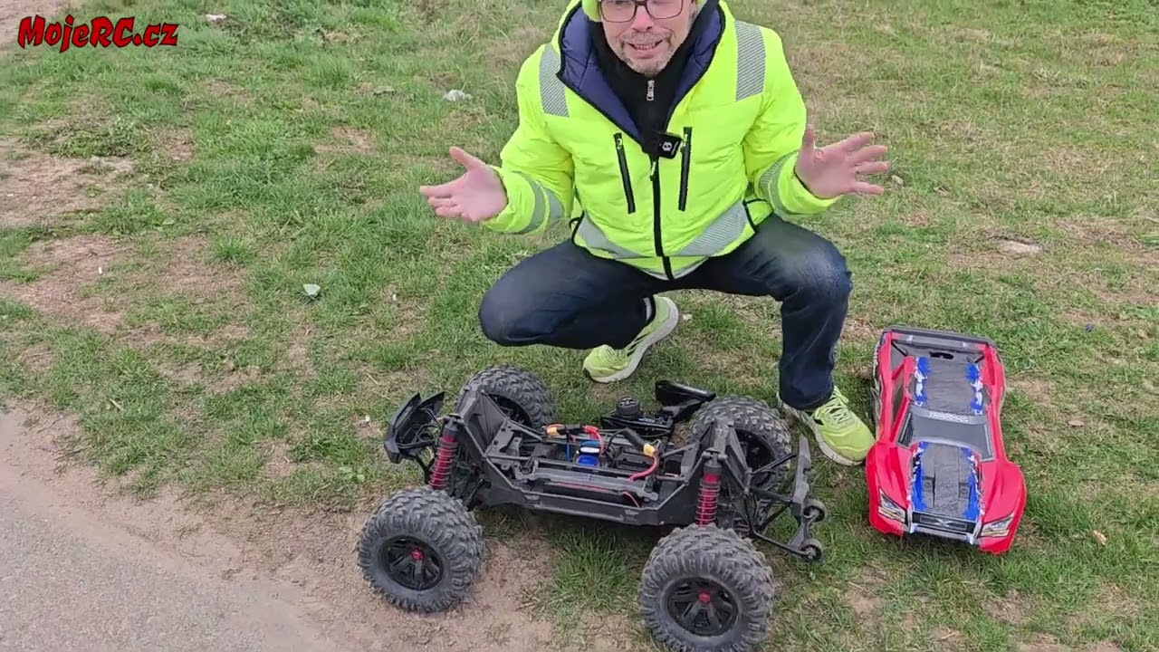 RC auto-Traxxas X-maxx Test j&iacute;zdy= krocen&iacute; brut&aacute;ln&iacute;ho v&yacute;konu. 👌