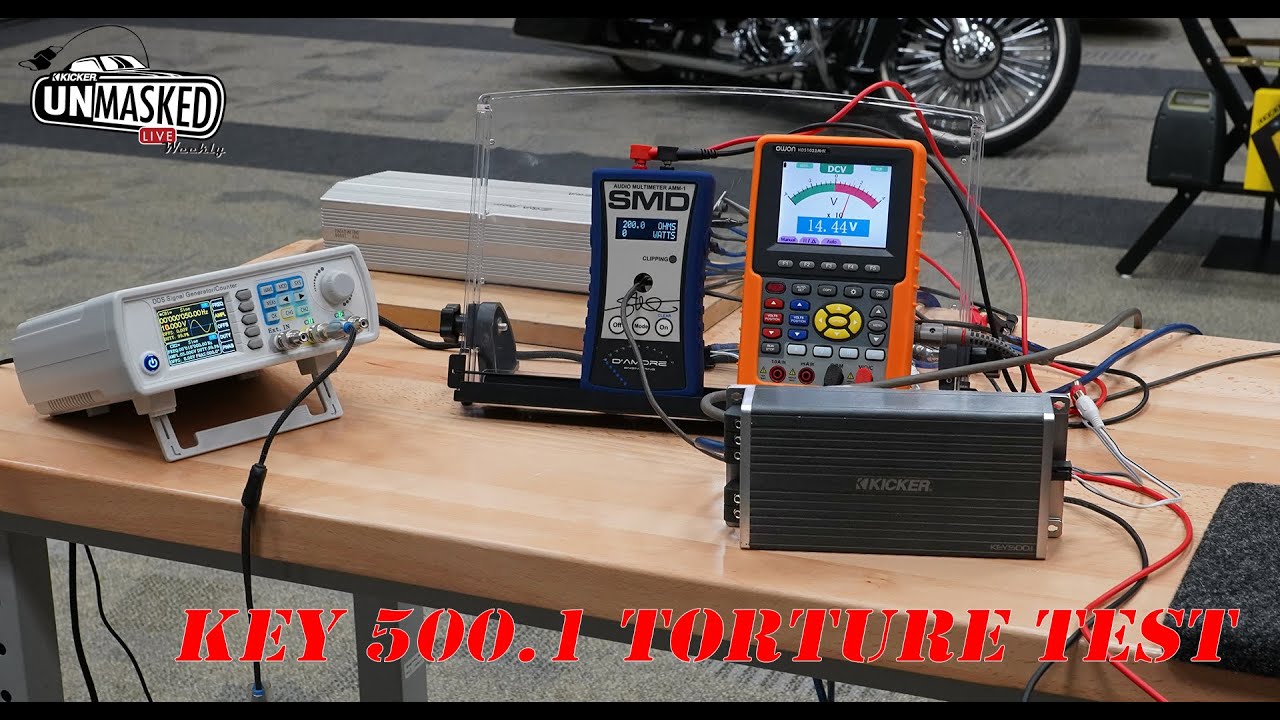 Torture Test - KEY500.1 Amplifier - KICKER UnMASKED - Shorts