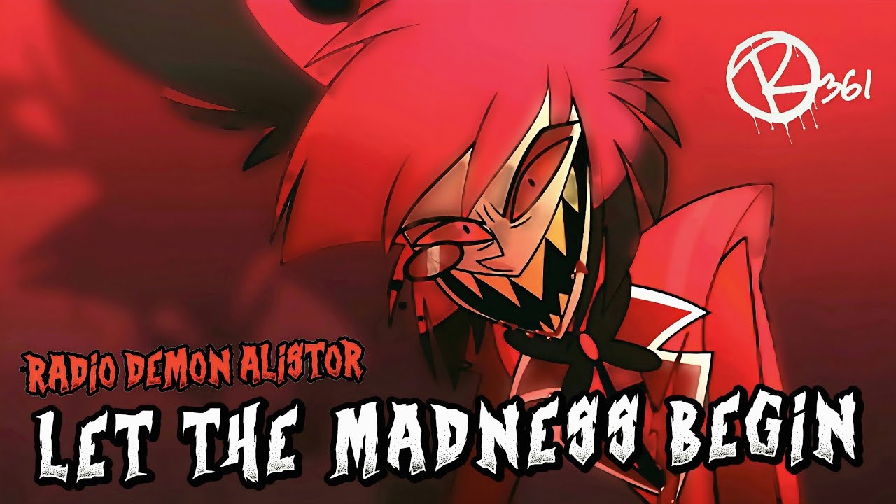 RADIO DEMON ALASTOR | Let the Madness Begin | Hazbin Hotel RAP + AMV | by Rudi361