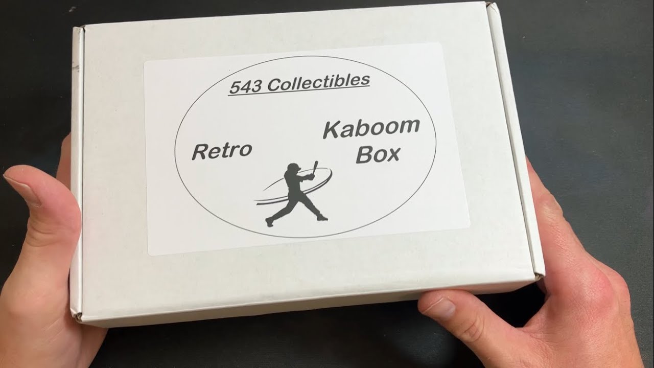 ALL NEW! RETRO KABOOM BOX! VINTAGE BASEBALL CARDS