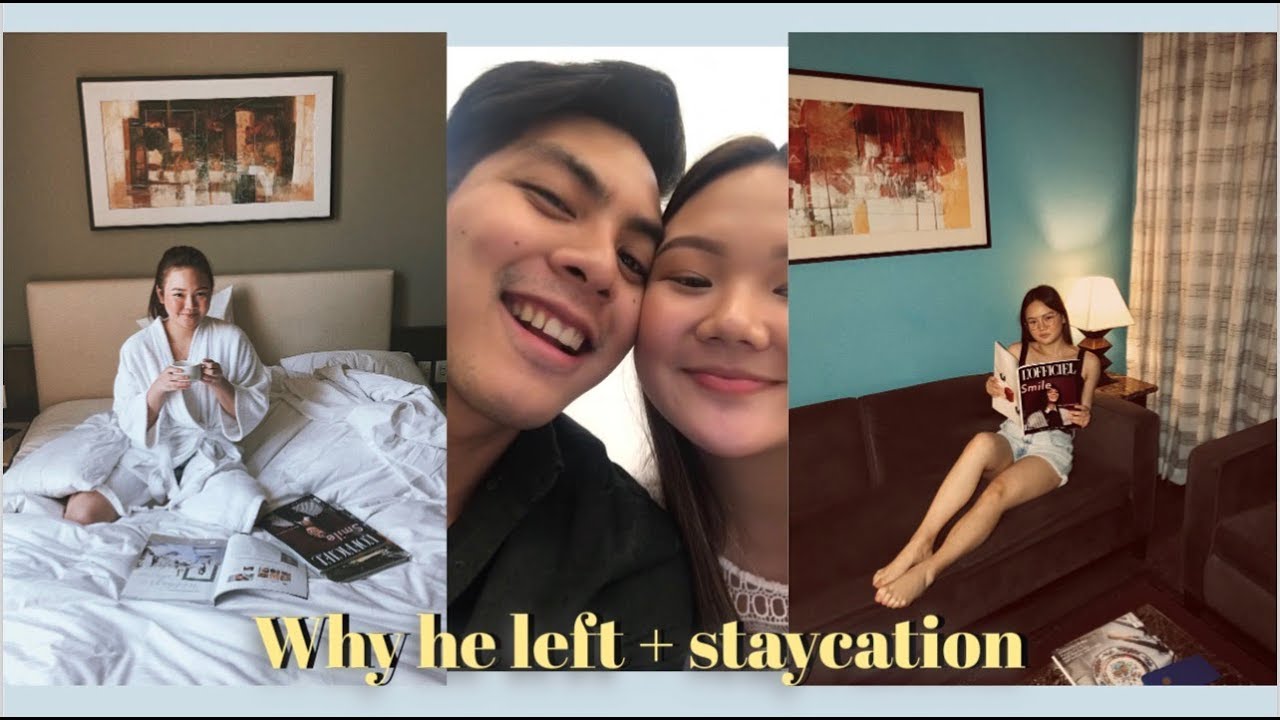 WHY HE'S LEAVING + WEEKEND STAYCATION! | ASHLEY SANDRINE