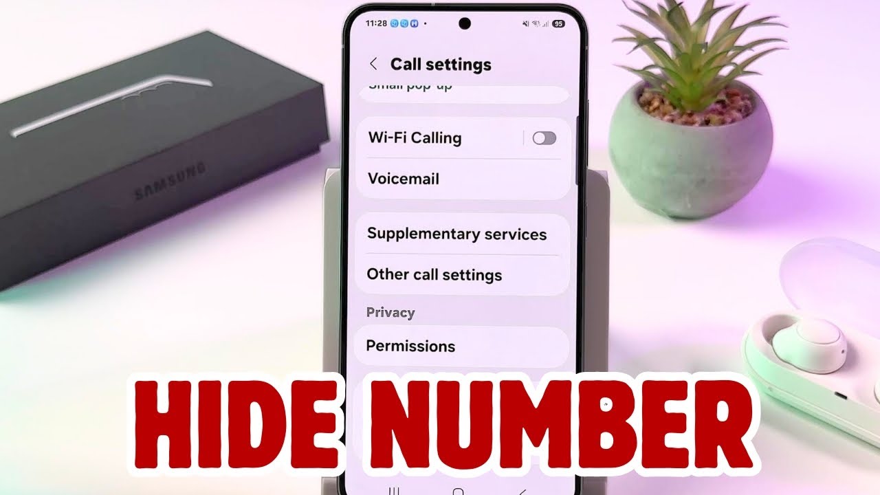 Samsung Galaxy S25 - Hide Your Caller ID for Outgoing Calls