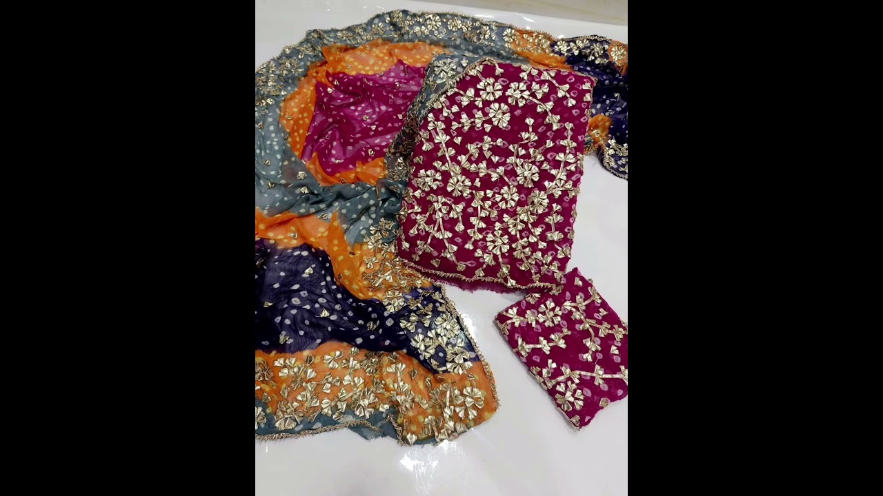 chunri dress desinge ideas l gotta patti handmade l verial vedio 2025 l