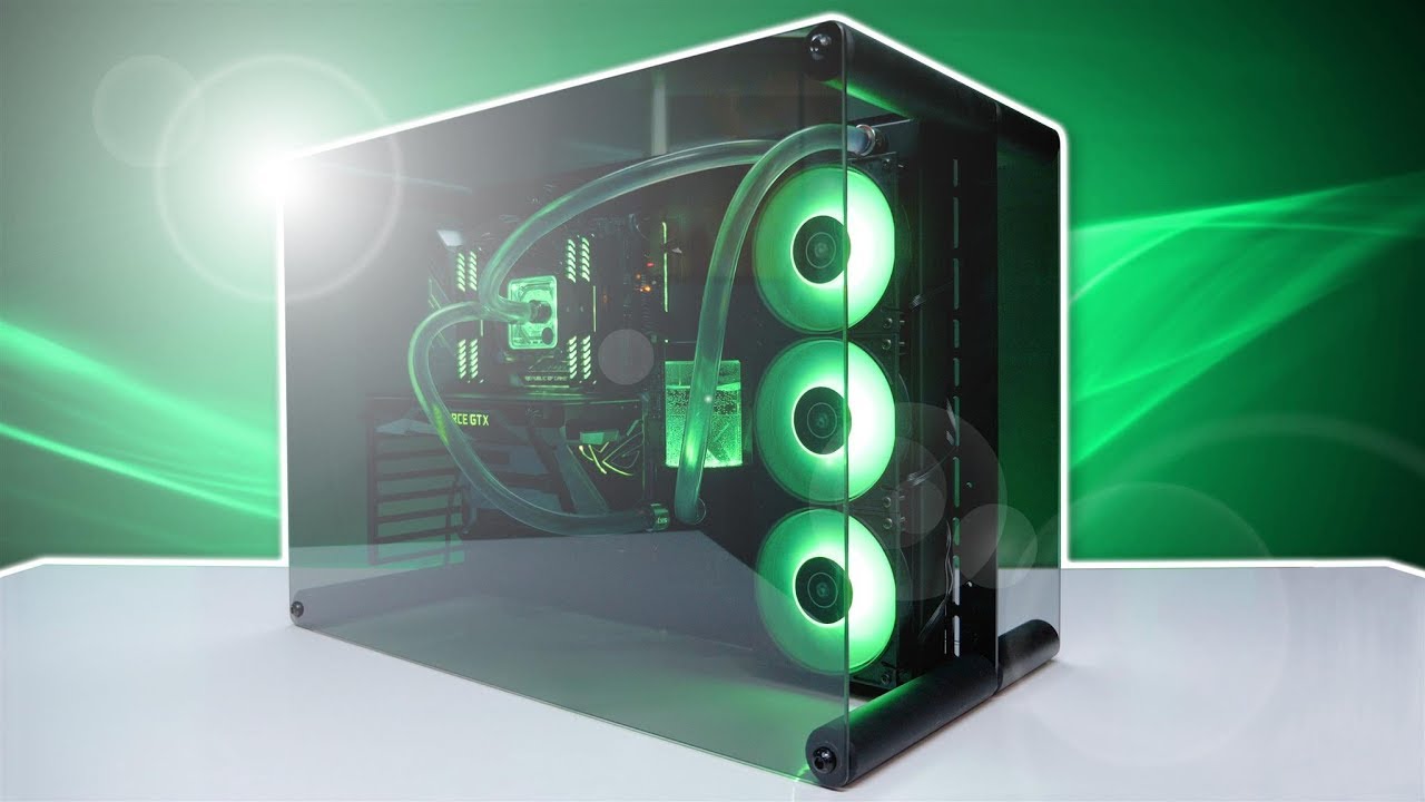 Green Hornet Water Cooled PC - Time Lapse Build