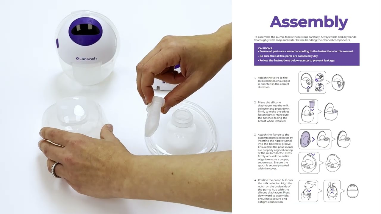 Lansinoh Discreet Duo Flow Assembly
