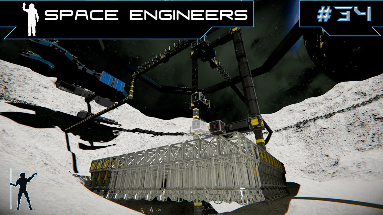 Building The Drilling Platform In Survival! - Space Engineers LP - E34