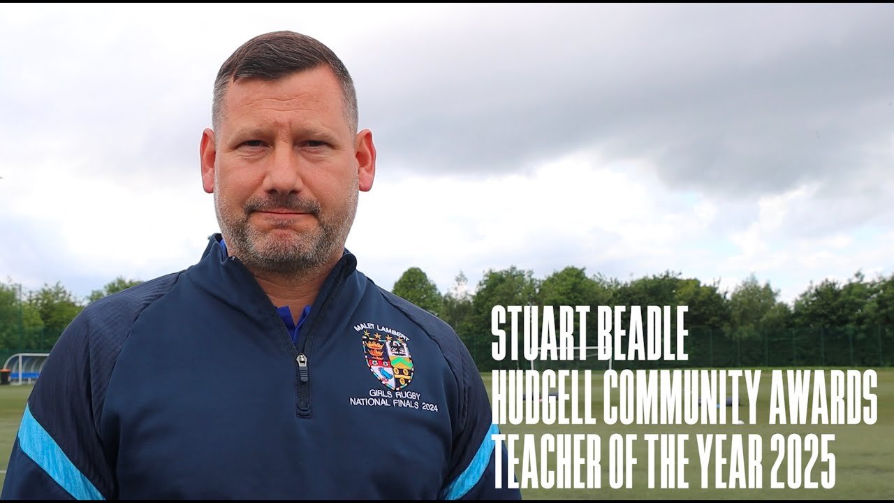 Stuart Beadle - Hudgell Rugby League Community Awards - Teacher of the Year