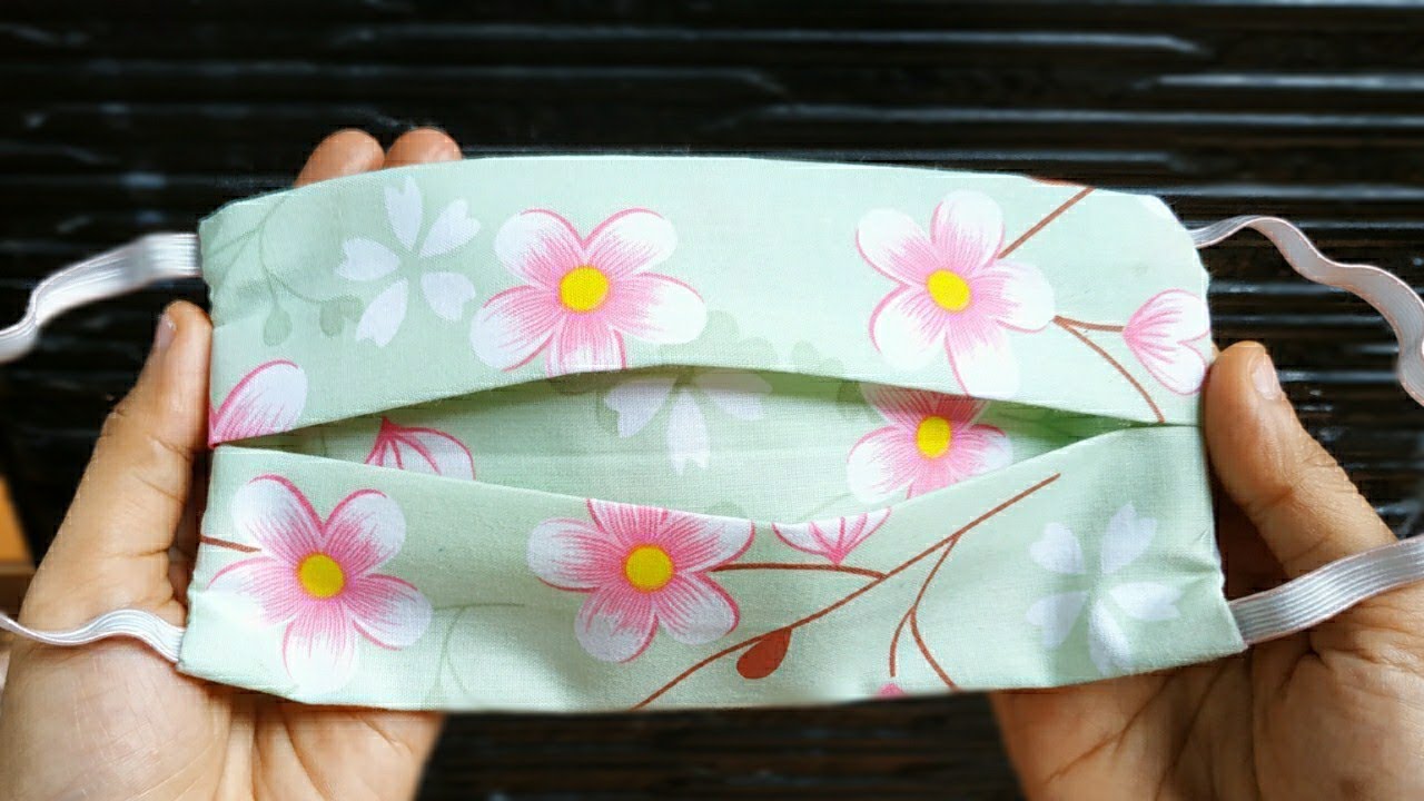 Cara Mudah Membuat Masker Kain dengan Filter Tanpa Mesin Jahit | Simple Face Mask No Sewing Machine