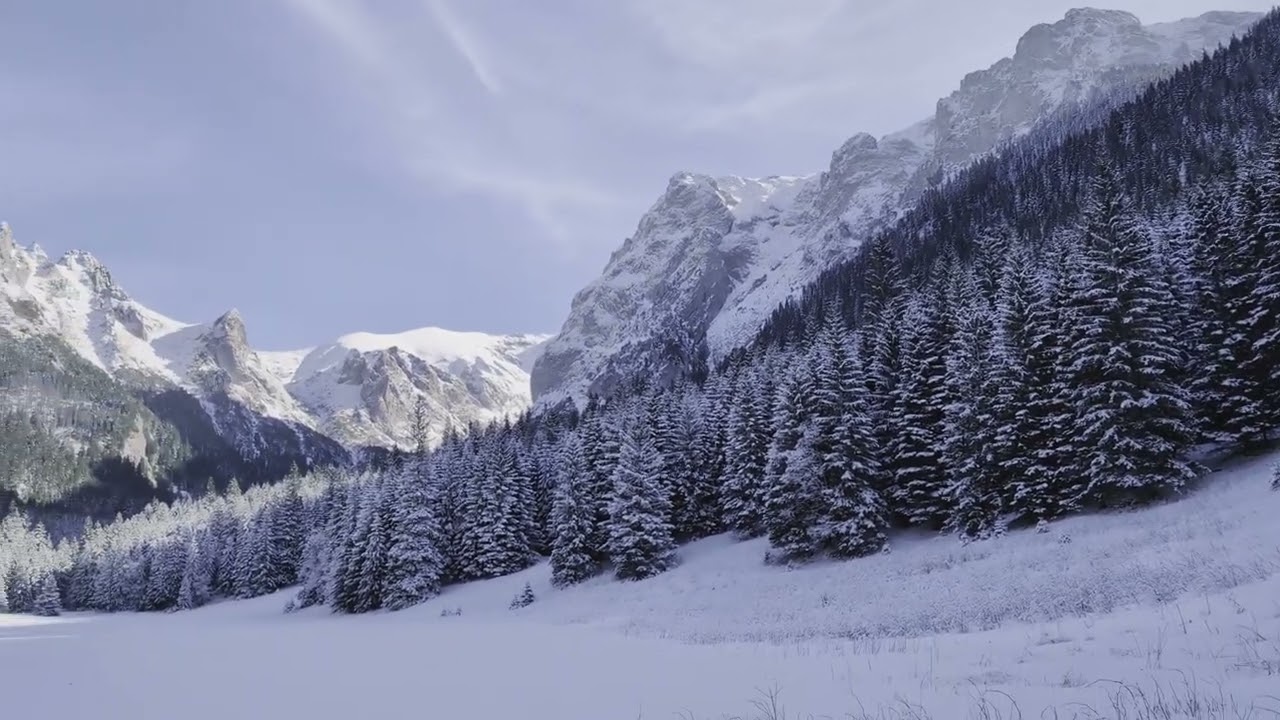Tatry Dolina małej łąki zimą 4K HDR 10bit