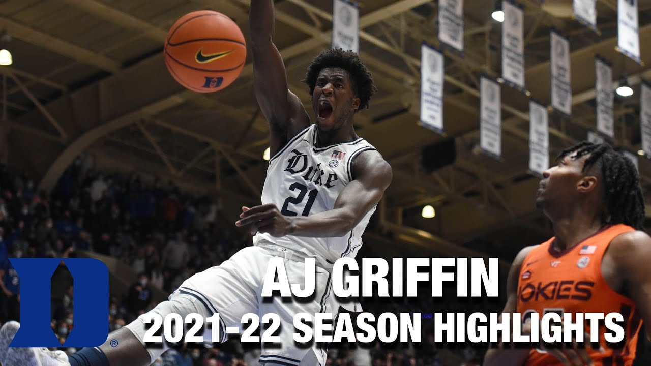 AJ Griffin Regular Season Highlights | Duke Guard