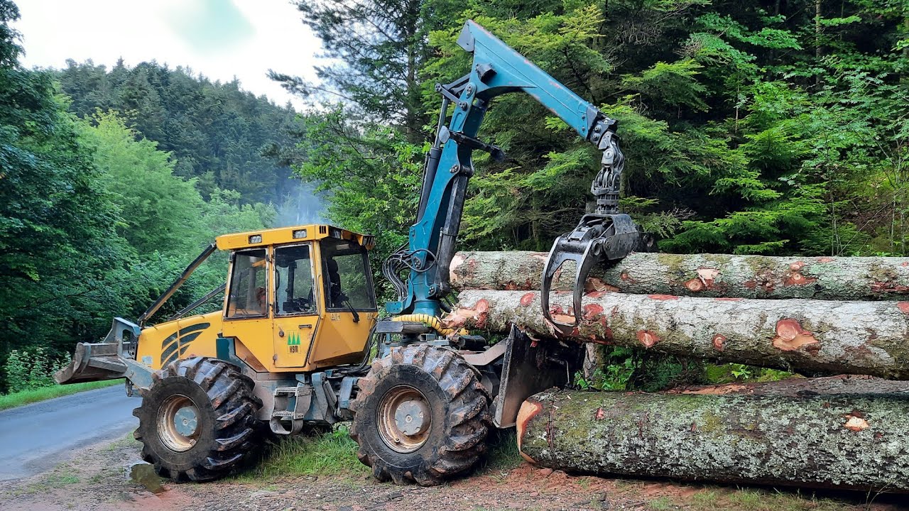 Débusqueur HSM 904/ Débardage gros bois/ Skidder