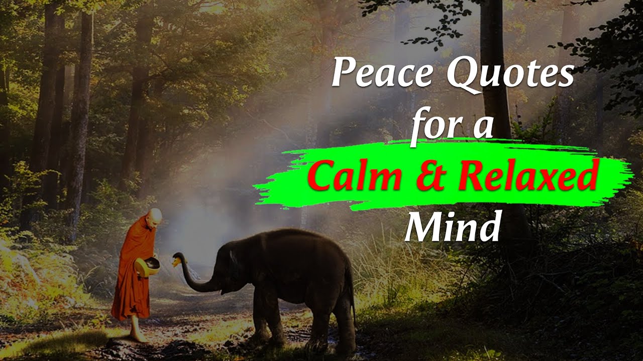 15 Peace Quotes for a Calm, Relaxed, and Tranquil Mind |  Peacefulness Quotes