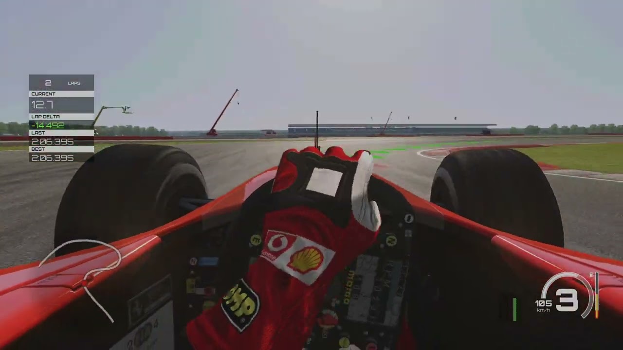 Ferrari F2004 @ Silverstone Circuit - Assetto Corsa (XSX)