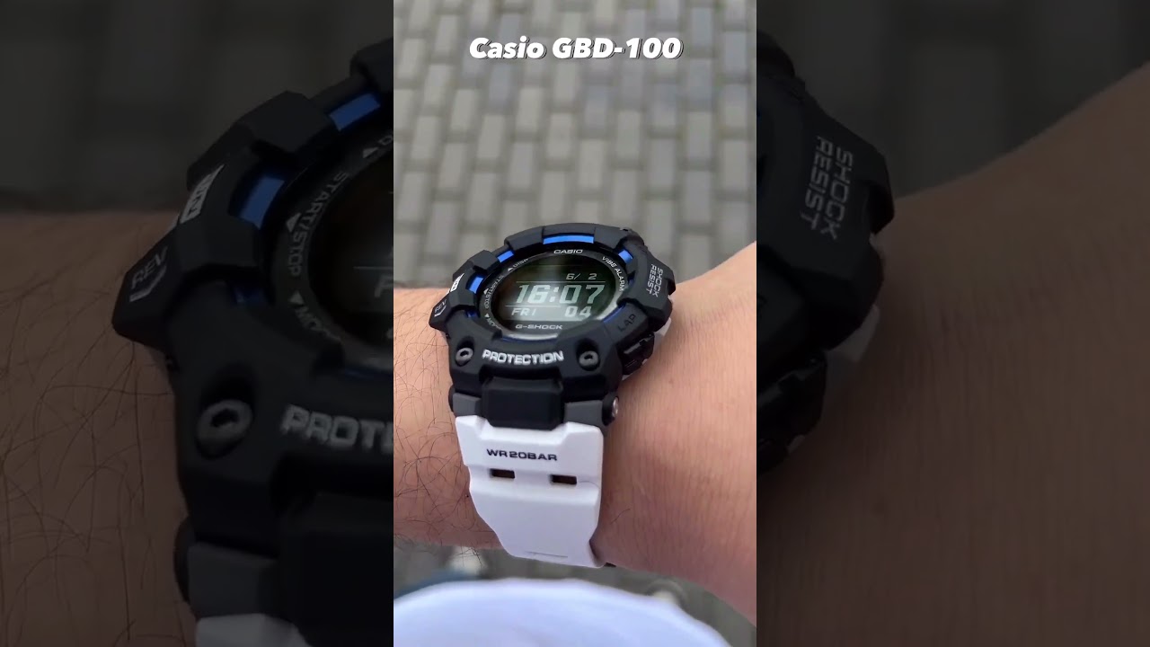 G-Shock GBD-100-1A7DR - Đồng Hồ Nam - Điện Tử - Size Mặt 49.5mm - K&iacute;nh Kho&aacute;ng