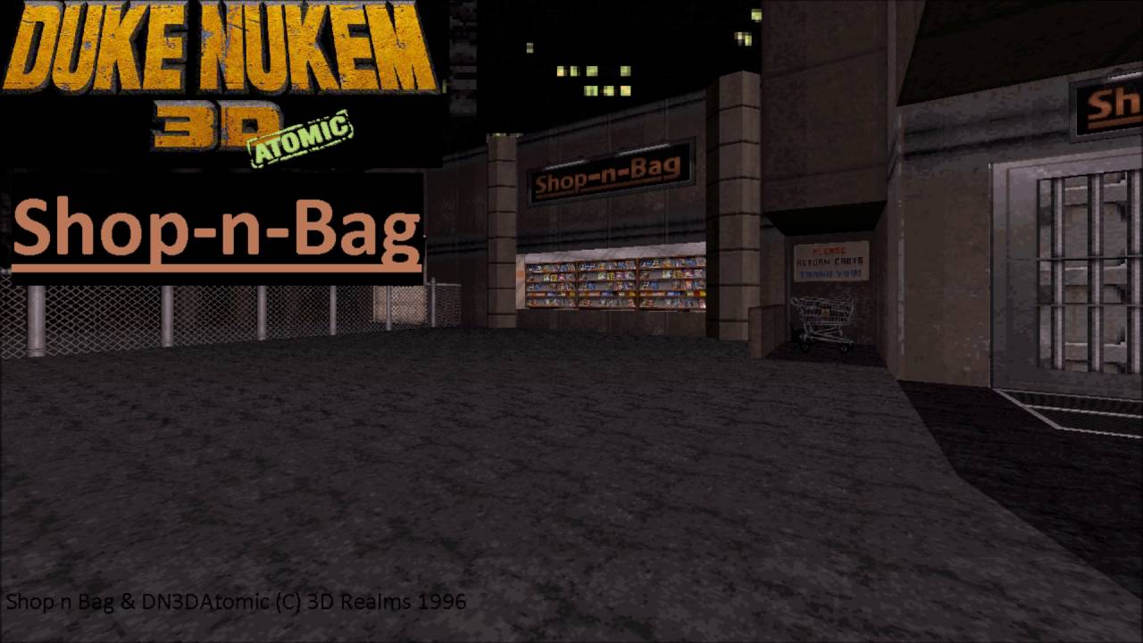 (OLD/GAMING) Duke Nukem 3D Atomic - Shop n Bag Theme
