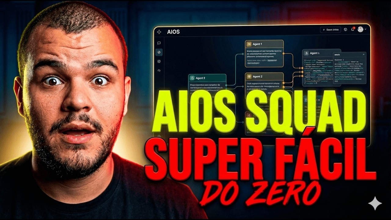 AIOS Squad: A forma MAIS FÁCIL de criar seu PRIMEIRO SQUAD no AIOS [GUIA PARA INICIANTE]  DO ZERO