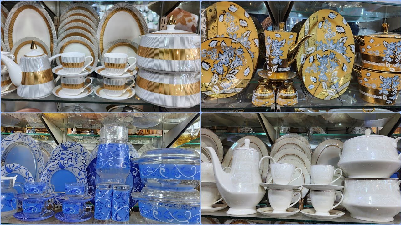 Marble,Bone China Dinner Set Wholesale Market Gujranwala/Branded Glassware Crockery/Crystal Crockery