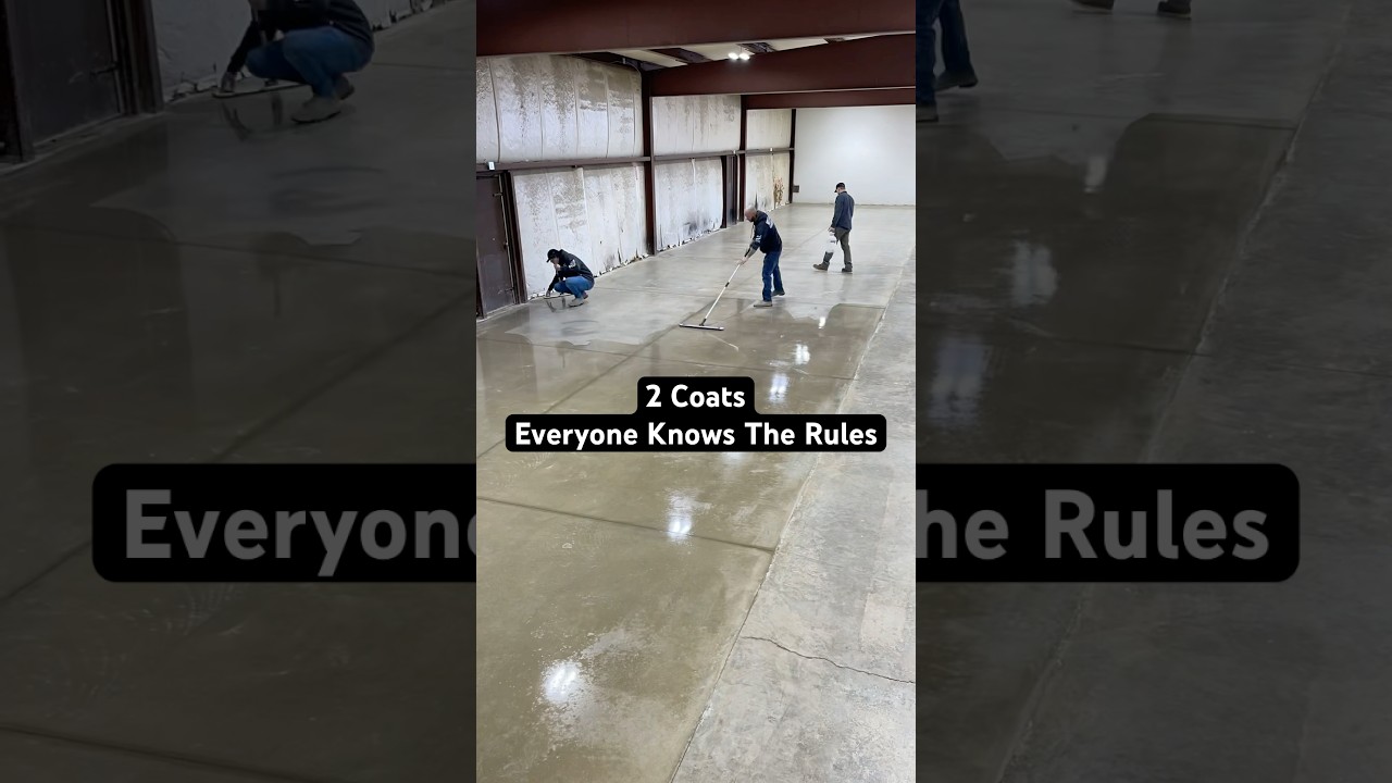 2 Coat Polish Guard #timelapse #satisfying #oddlysatisfying #concrete #polishedconcrete #industrial