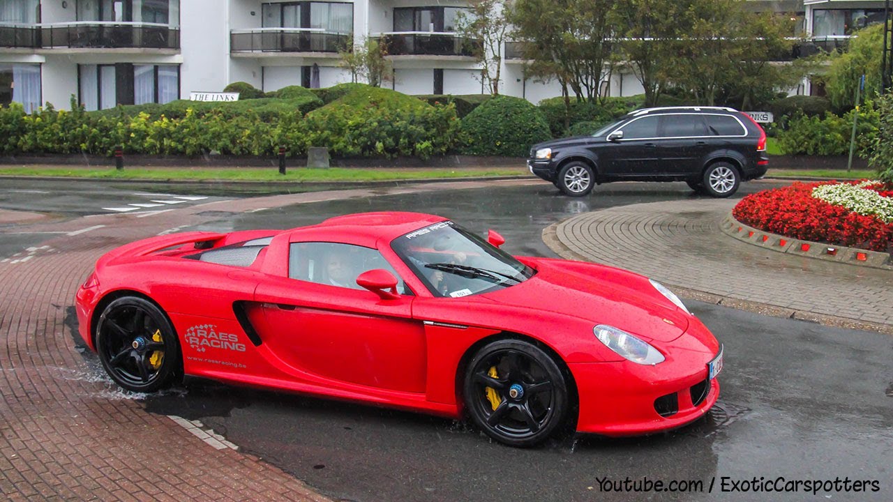 Zoute GT Tour: 2x Carrera GT, 722S Roadster, Wraith, 4C, Aventador Roadster, Superleggera - 1080p HD