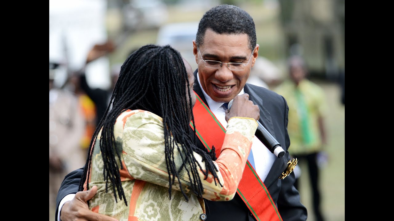 My Dream! Prime Minister Andrew Holness performs with Nesbeth