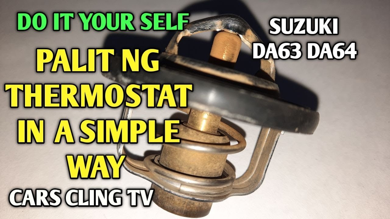 THERMOSTAT INSTALLATION AND LOCATION SUZUKI TRANSFORMER K6A ENGINE DA63 / DA64 DO IT YOURSELF ALAMIN