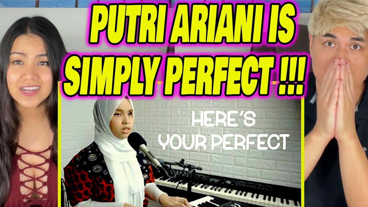 REACTION | Putri Ariani's Amazing Cover of Jamie Miller - Here's Your Perfect