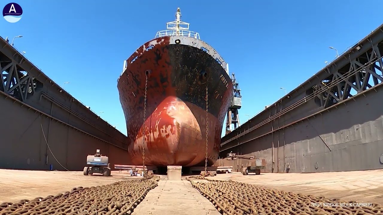 FIRST BRIDGE (Δεξαμενισμός) #Drydocking  #shiprepair  #maritime