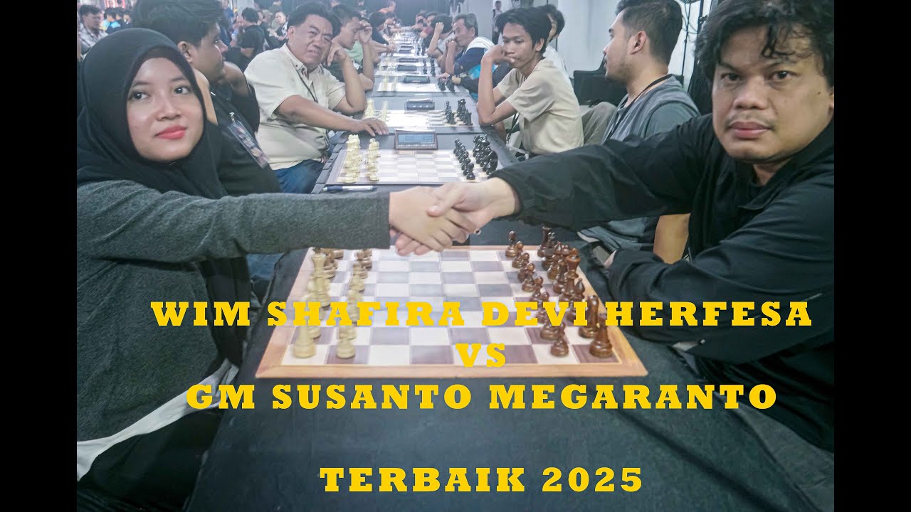 WIM SHAFIRA DEVI HERFESA VS GM SUSANTO MEGARANTO, SUPER CHALLENGE SUPER CHESS NATIONAL TOURNAMENT 3