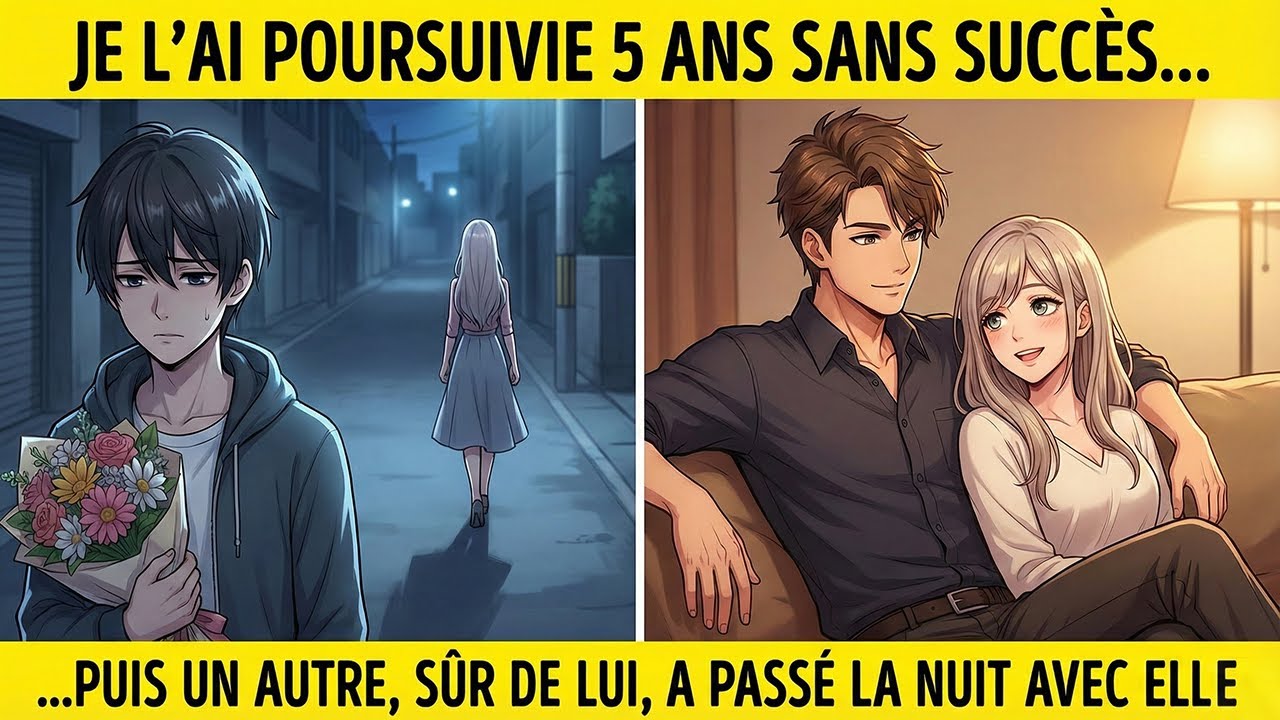 Je l’ai poursuivie 5 ans sans succès… puis un autre, sûr de lui, a passé la nuit avec elle