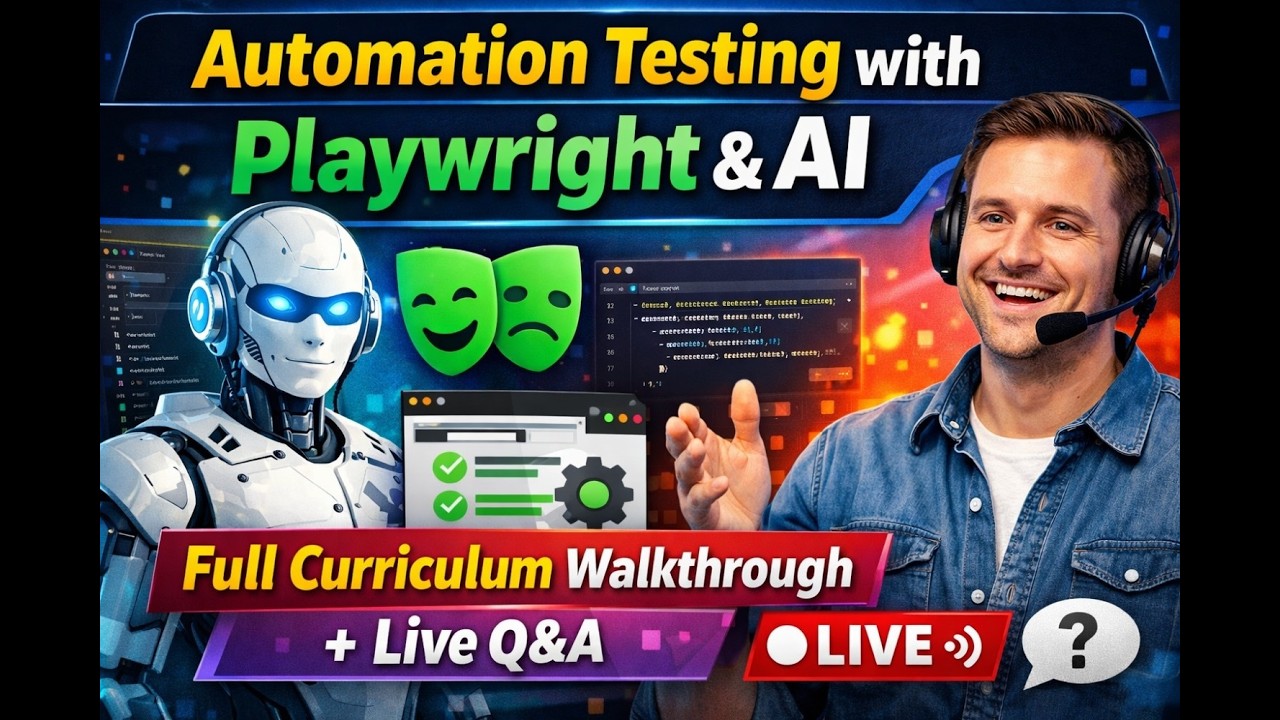 Automation Testing with Playwright & AI | Full Curriculum Walkthrough + Live Q&A