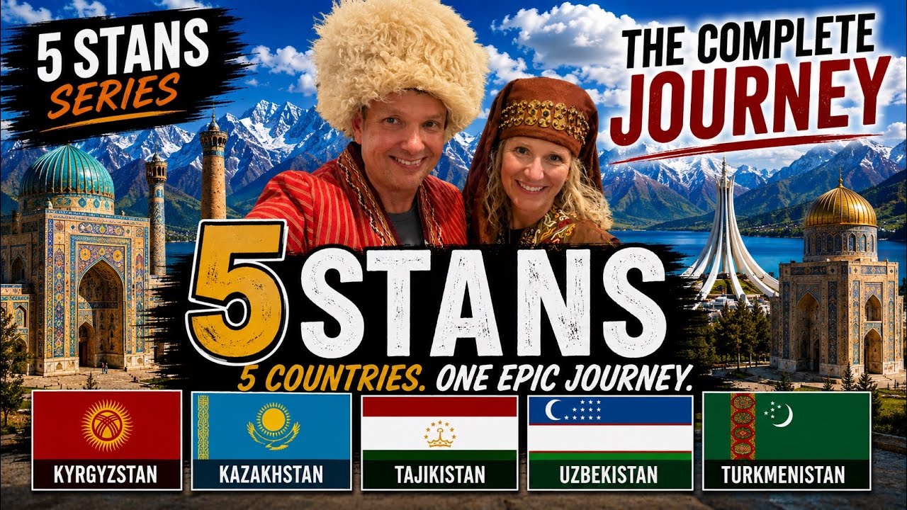 5 STANS, 21 DAYS: Our Full Journey Through Central Asia 🇰🇬🇰🇿🇹🇯🇺🇿🇹🇲