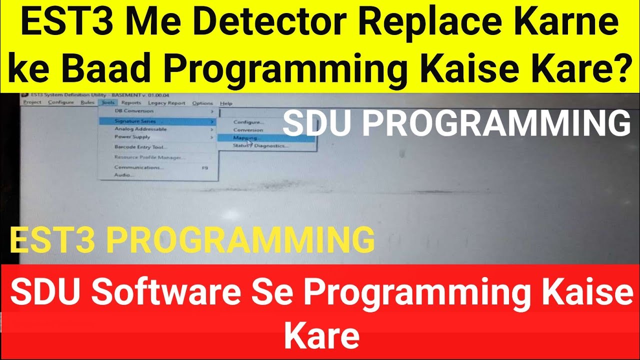 How to Replace Smoke Detector by SDU Software