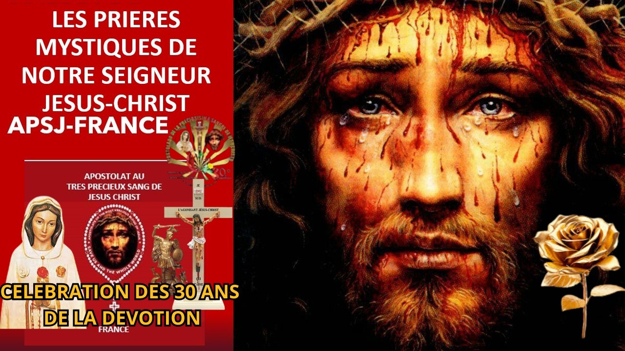 PRIERES MYSTIQUES DE LA DEVOTION AU TRES PRECIEUX SANG  JEUDI 26  FÉVRIER 2026