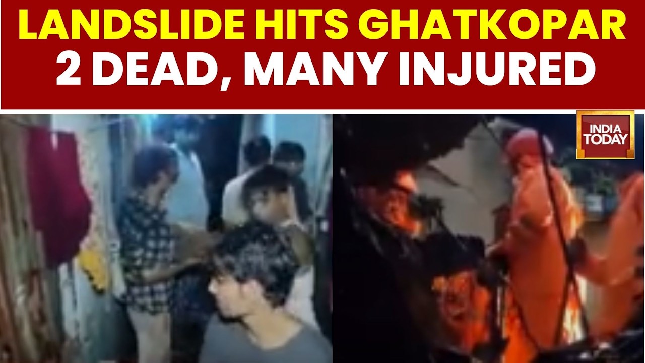 Mumbai Landslide: 2 Dead, Trapped Residents Rescued As Heavy Rain Collapses Shanties In Ghatkopar